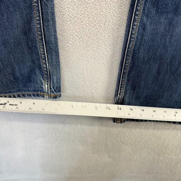 Diesel Jeans Mens 33x30 FIt 34x30 Regular Straight Whisker Larkee Button Fly y2k - Picture 5 of 12